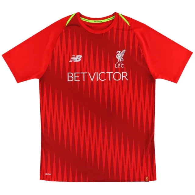 2018-19 Liverpool New Balance Training Shirt L - Liverpool / Excelllent / Large