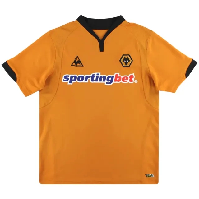 2009-10 Wolves Le Coq Sportif Home Shirt XL - Wolves / Excellent / XL