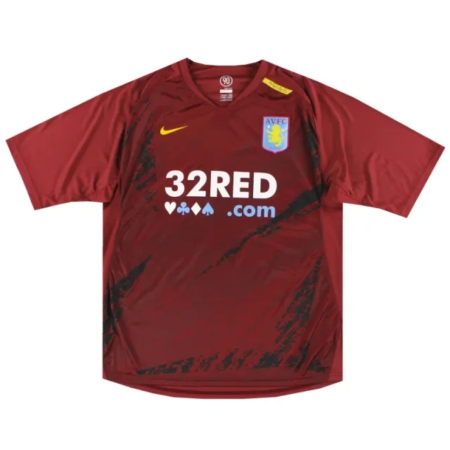 2007-08 Aston Villa Nike Player Isuue Training Shirt L - Aston Villa / Excellent / Large