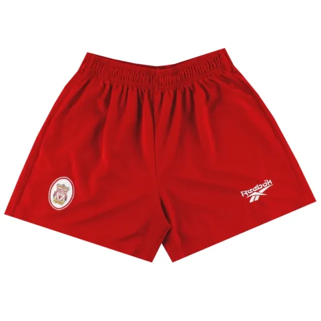 1996-98 Liverpool Reebok Home Shorts M - Liverpool / Excellent / Medium