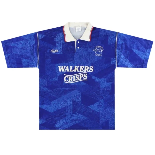 1990-92 Leicester Bukta Home Shirt M - Leicester City / Excellent / Medium