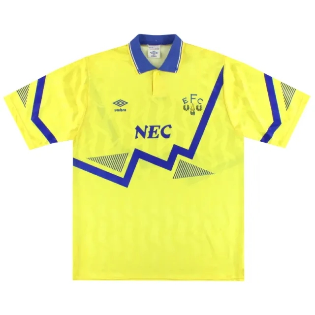 1990-92 Everton Umbro Away Shirt XL - Everton / Excellent / XL