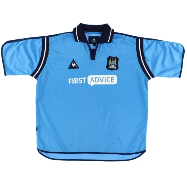 2002-03 Manchester City Le Coq Sportif  Home Shirt XL - Manchester City / Excellent / XL