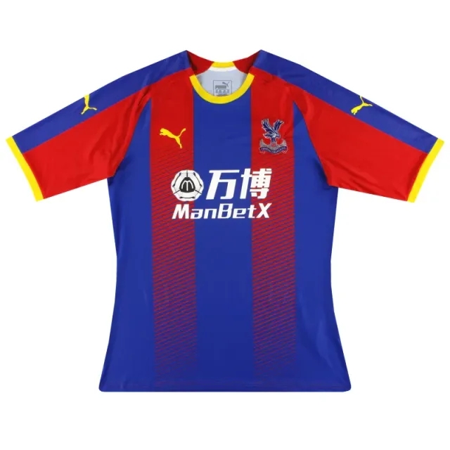 2018-19 Crystal Palace Puma Home Shirt L - Crystal Palace / Excellent / Large
