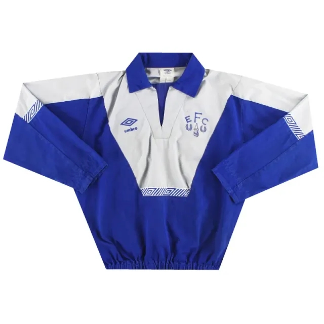 1988-90 Everton Umbro Drill Top XS - Everton / Very good / XS