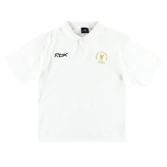 2005-06 Liverpool Reebok 'Istanbul' Polo Shirt L - Liverpool / Excellent / Large