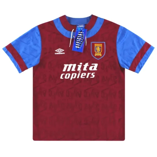1992-93 Aston Villa Umbro Home Shirt *BNIB* XL - Aston Villa / BNIB / XL