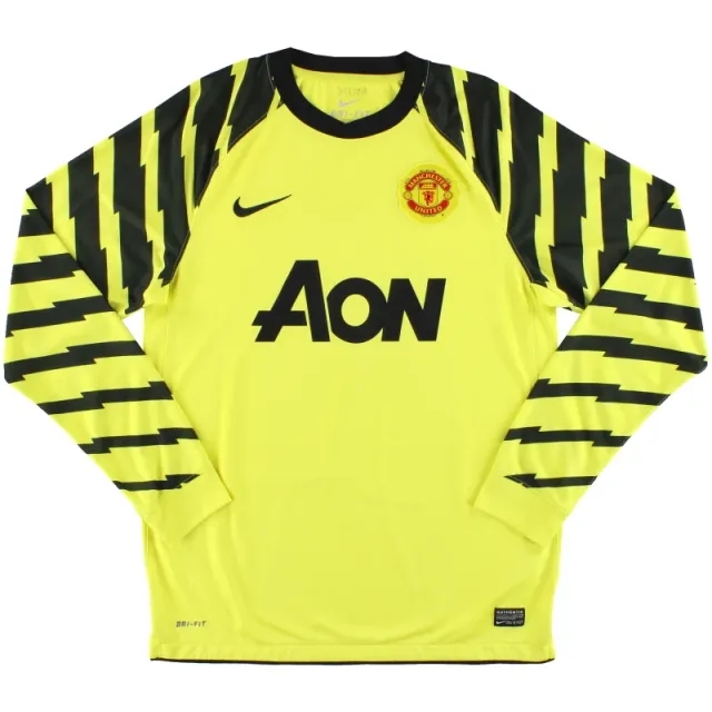 2010-11 Manchester United Nike Goalkeeper Shirt M.Boys - Manchester United / Excellent / Youth