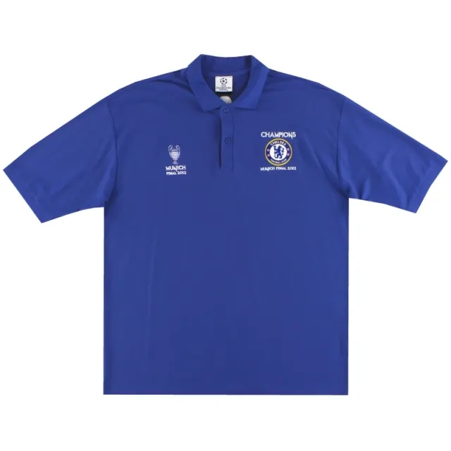2012 Chelsea Champions League Polo Shirt XL - Chelsea / Excellent / XL