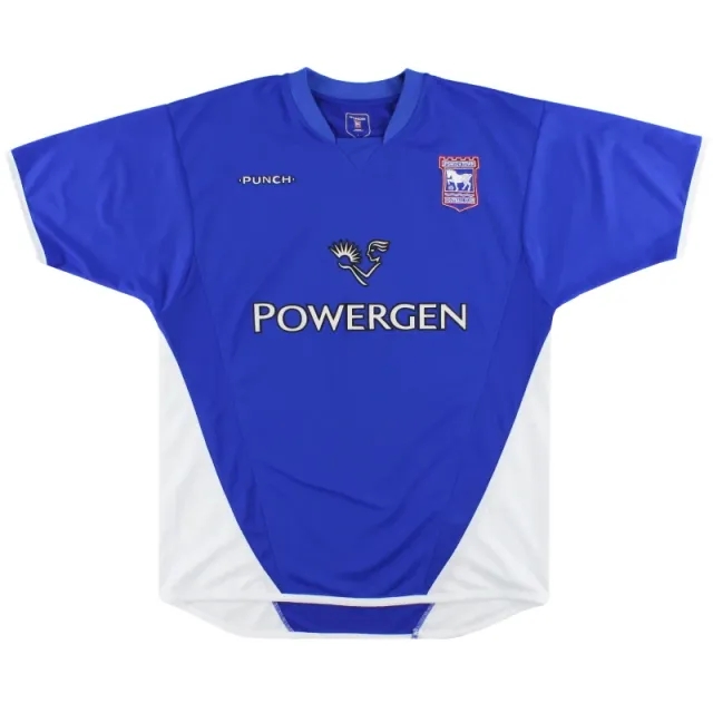 2003-05 Ipswich Punch Home Shirt XXL - Ipswich / Excellent / XXL