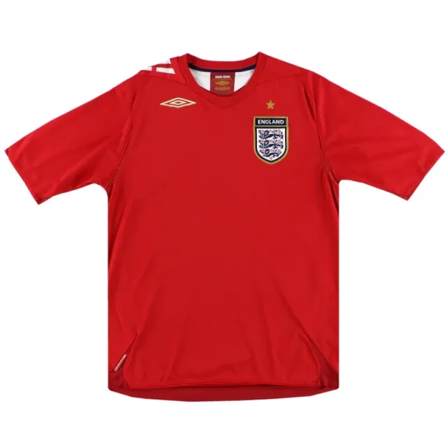2006-08 England Umbro Away Shirt S - England / Excellent / Small