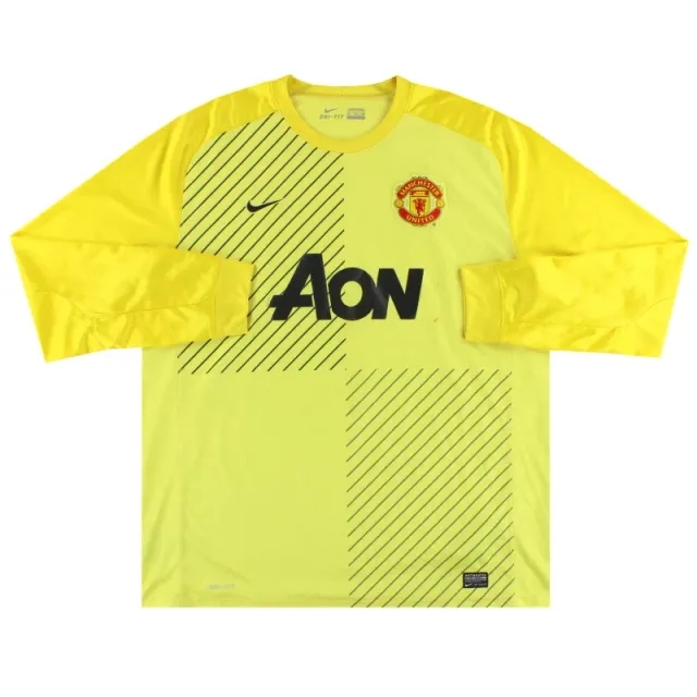 2013-14 Manchester United Nike Goalkeeper Shirt XXL - Manchester United / Excellent / XXL