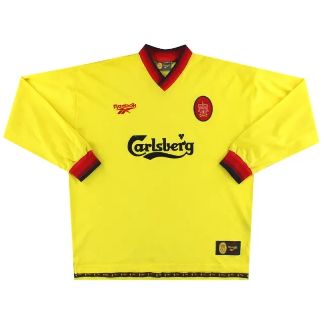 1997-99 Liverpool Reebok Away Shirt *Mint* L/S XL - Liverpool / Mint / XL