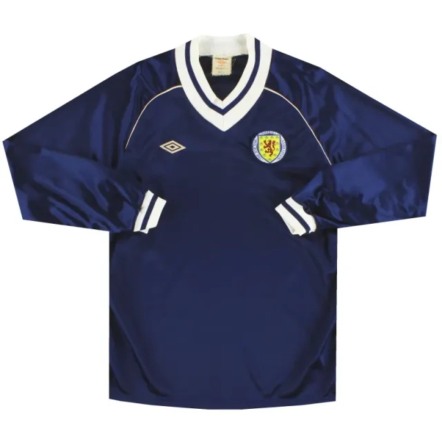1982-85 Scotland Umbro Home Shirt L/S M - Scotland / Excellent / Medium