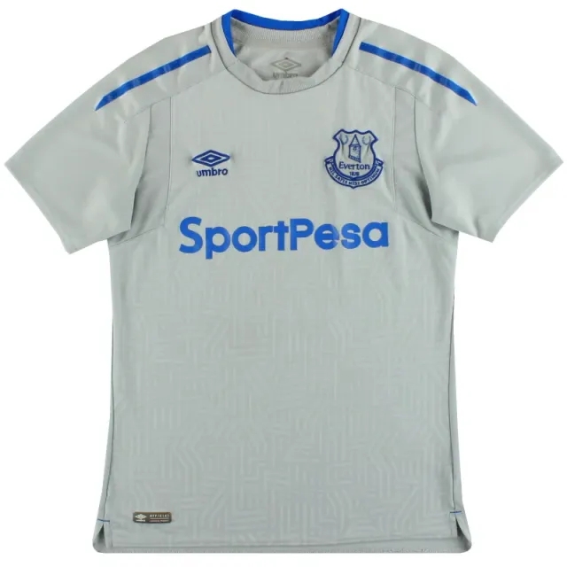 2017-18 Everton Umbro Away Shirt S - Everton / Excellent / Small