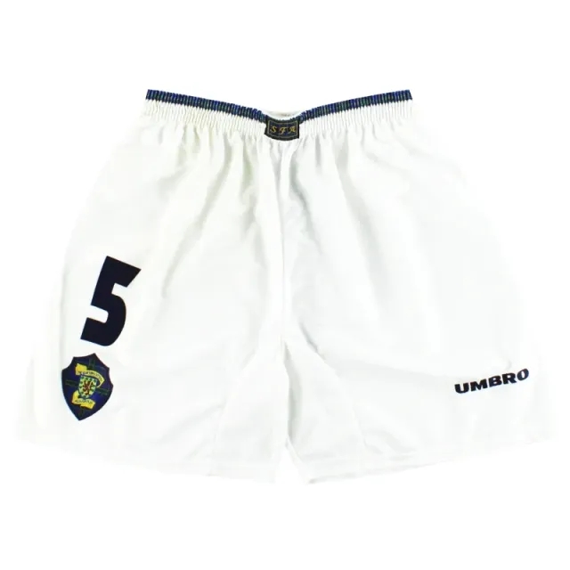 1998-00 Scotland Umbro Player Issue Home Shorts #5 *Mint* M - Scotland / Mint / Medium