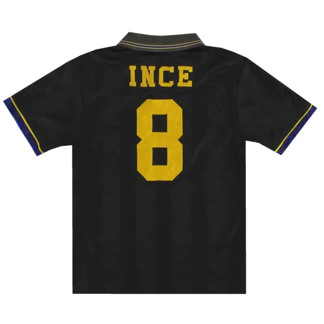 1993-95 Manchester United Away Shirt Ince #8 S - Manchester United / Good / Small