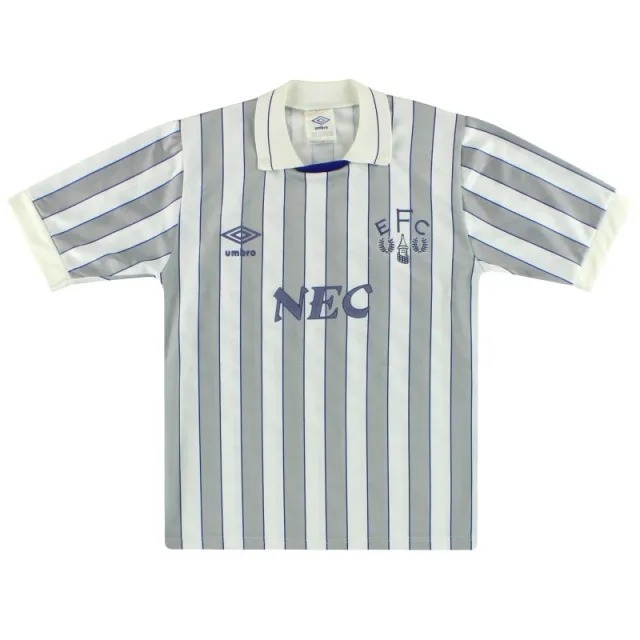 1988-90 Everton Umbro Away Shirt L.Boys - Everton / Very Good / Youth