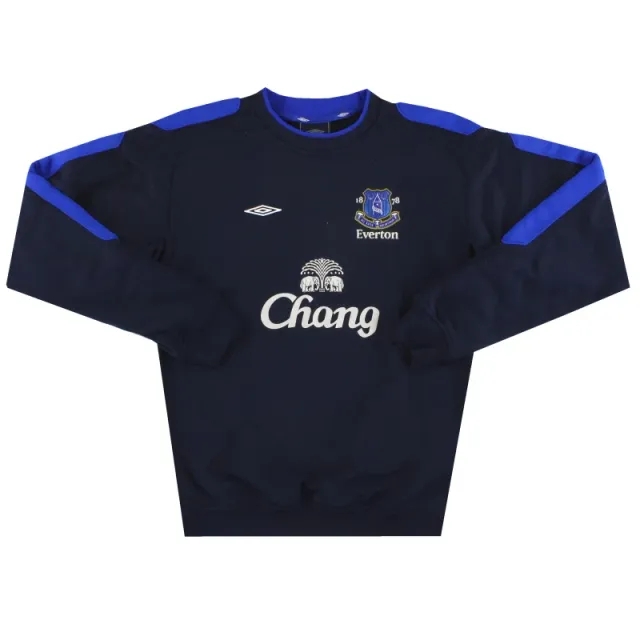2008-09 Everton Umbro Sweatshirt L.Boys - Everton / Excellent / Youth