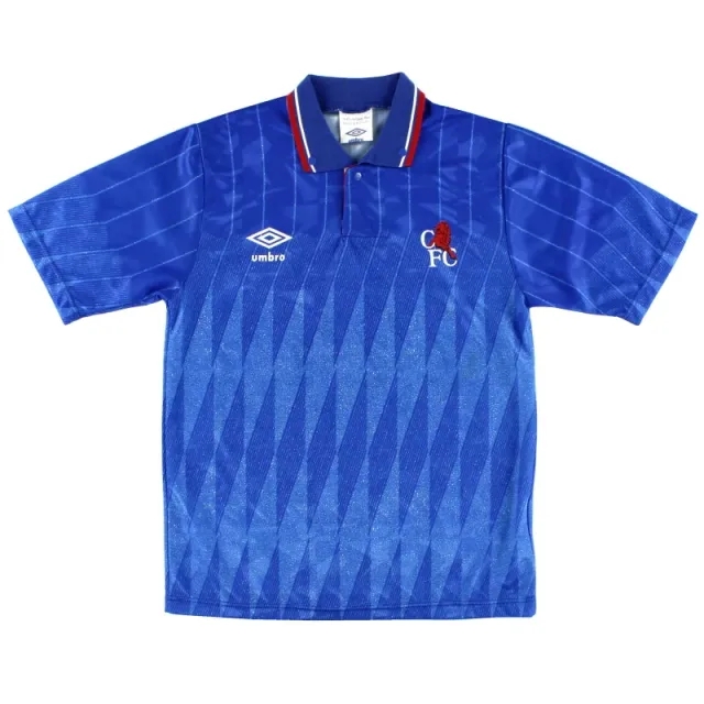 1989-91 Chelsea Umbro Home Shirt S.Boys - Chelsea / Excellent / Youth