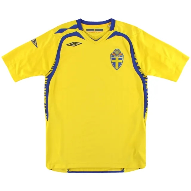 2007-09 Sweden Umbro Home Shirt XXL - Sweden / Excellent / XXL