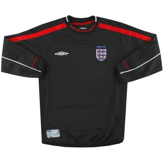 2001-03 England Umbro Goalkeeper Shirt Y - England / Excellent / Youth