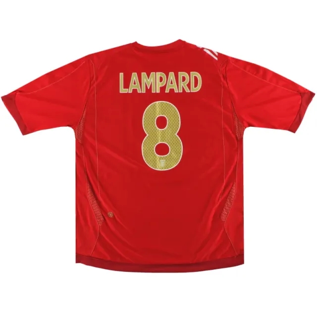 2006-08 England Umbro Away Shirt Lampard #8 XXL - England / Excellent / XXL