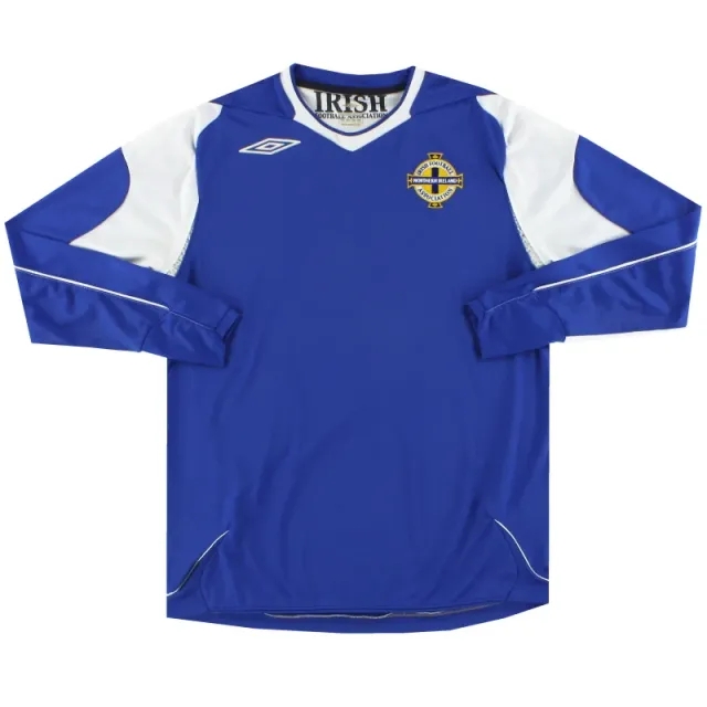 2006-08 Northern Ireland Umbro Away Shirt L/S M - Northern Ireland / Excellent / Medium