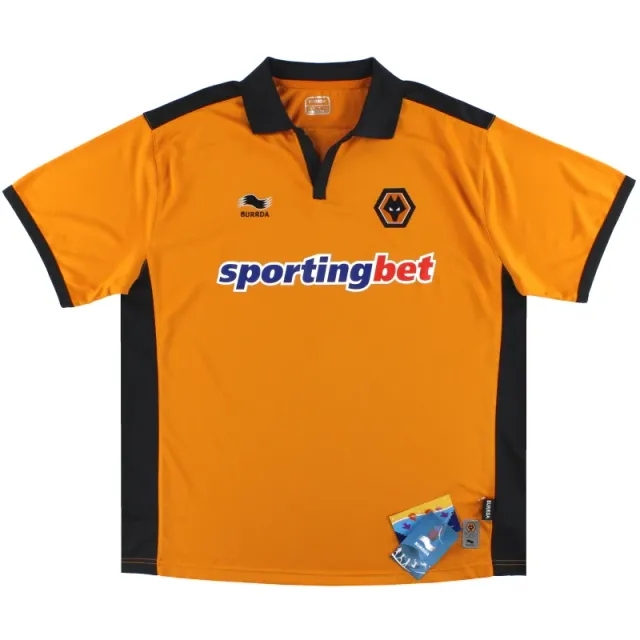 2010-11 Wolves Burrda Home Shirt *w/tags* XXL - Wolves / w/tags / XXL