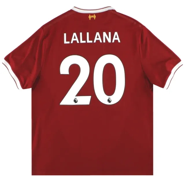 2017-18 Liverpool New Balance '125 Years' Home Shirt Lallana #20 XL - Liverpool / Excellent / XL