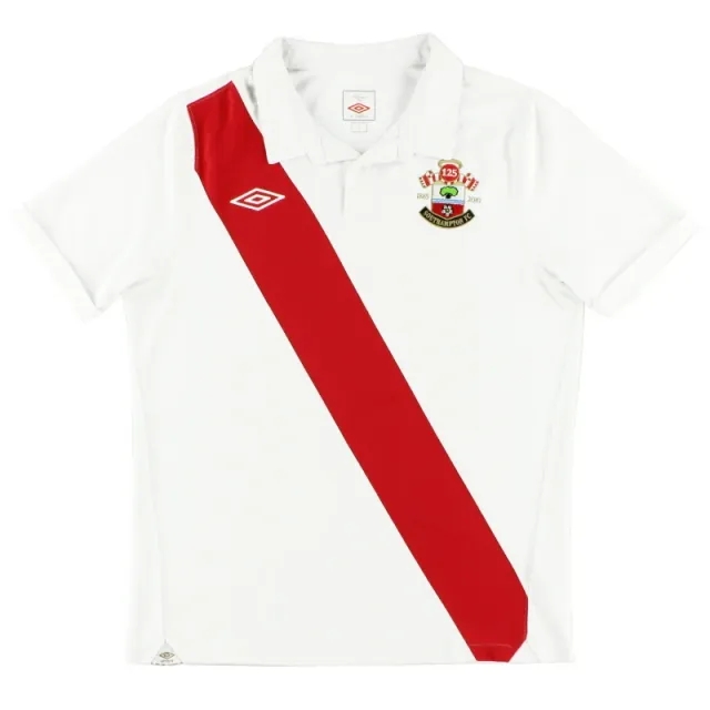 2010-11 Southampton Umbro '125 Years' Home Shirt XL - Southampton / Very Good / XL