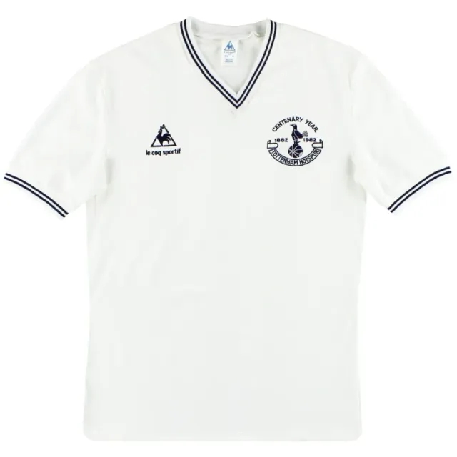 1982-83 Tottenham Le Coq Sportif Centenary Home Shirt *BNIB* M - Tottenham Hotspur / BNIB / Medium
