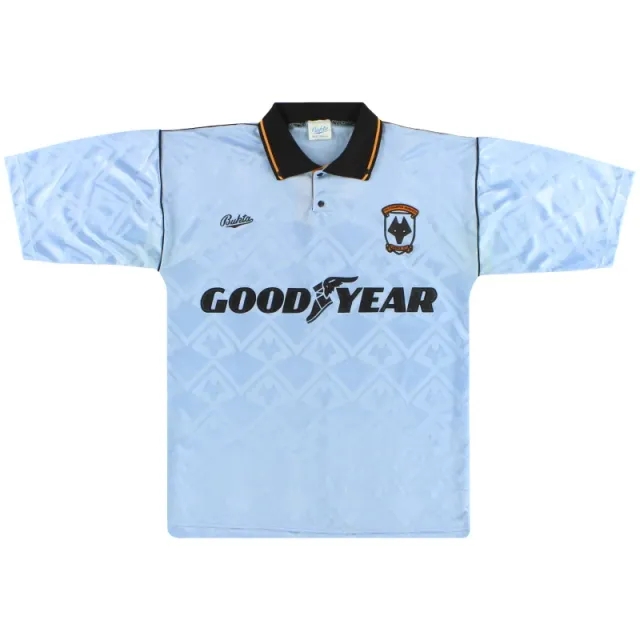 1991-92 Wolves Bukta Away Shirt S - Wolves / Excellent / Small