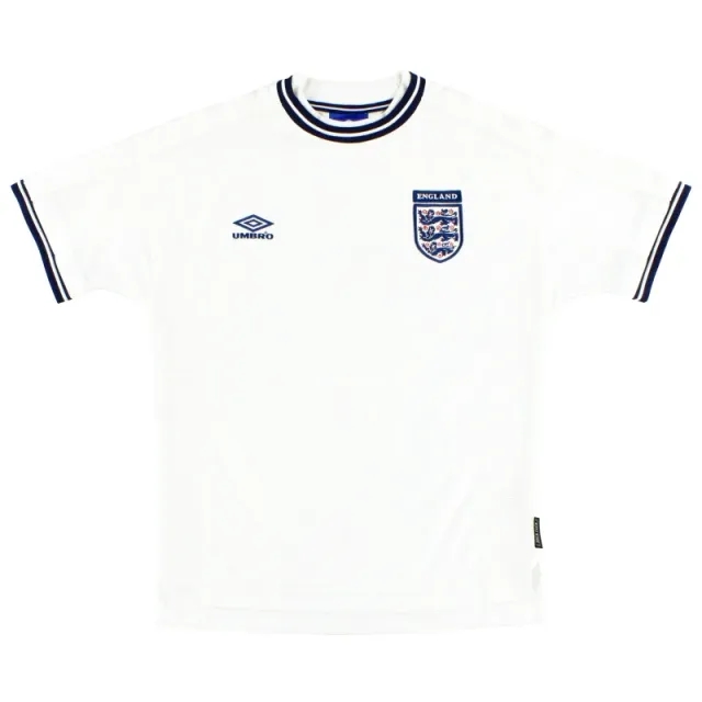 1999-01 England Umbro Home Shirt L - England / Excellent / Large