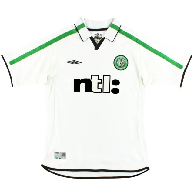 2001-02 Celtic Umbro Away Shirt XL - Celtic / Very good / XL