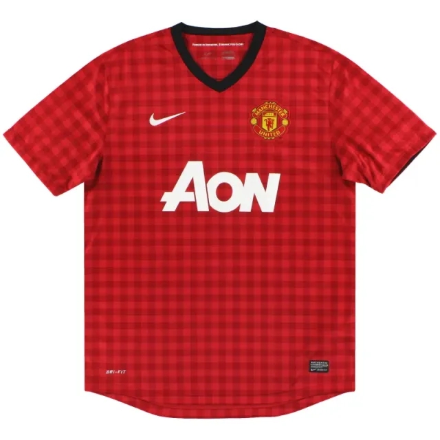 2012-13 Manchester United Nike Home Shirt *Mint* XL - Manchester United / Mint / XL