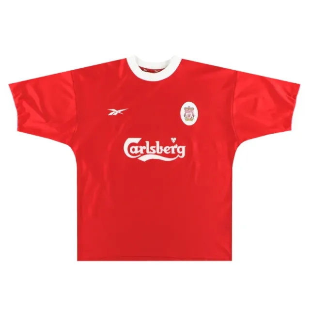 1998-00 Liverpool Reebok Home Shirt M - Liverpool / Excellent / Medium