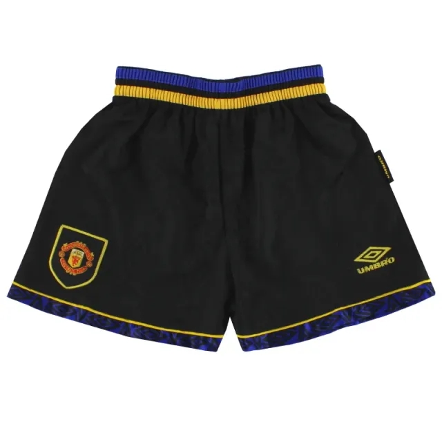1993-95 Manchester United Umbro Away Shorts M - Manchester United / Excellent / Medium