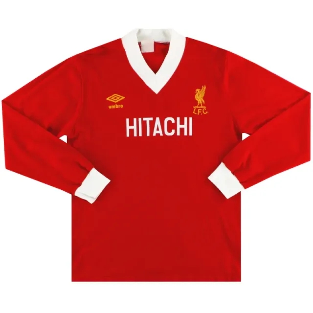 1979-82 Liverpool Umbro Home Shirt L/S Y - Liverpool / Excellent / Youth