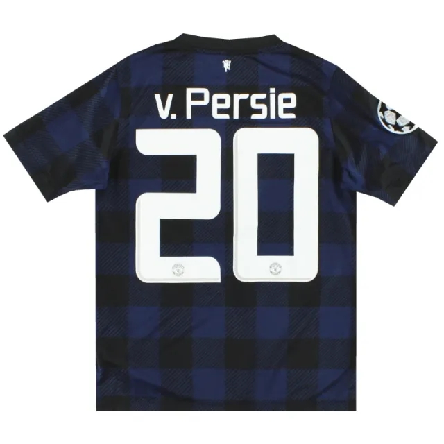 2013-14 Manchester United Nike Away Shirt v.Persie #20 L.Boys - Manchester United / Exellent / Large Boys