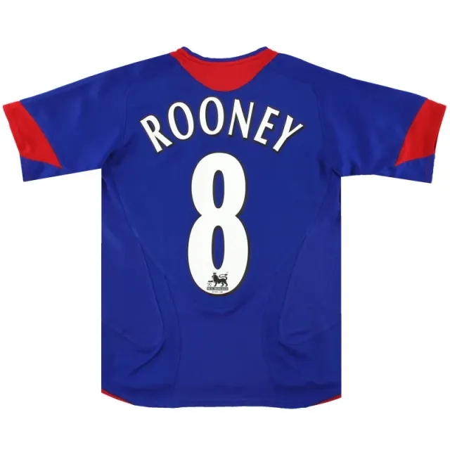 2005-06 Manchester United Away Shirt Rooney #8 S.Boys - Manchester United / Excellent / Small Boys