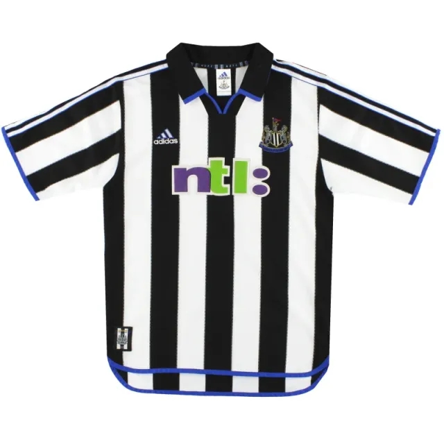 2000-01 Newcastle United adidas Home Shirt M - Newcastle United / Excellent / Medium