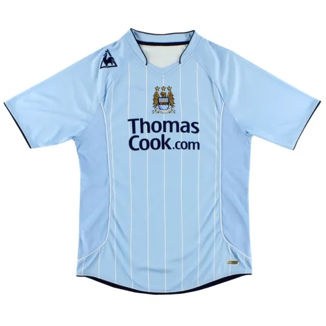 2007-08 Manchester City Le Coq Sportif Home Shirt XL - Manchester City / Very Good / XL