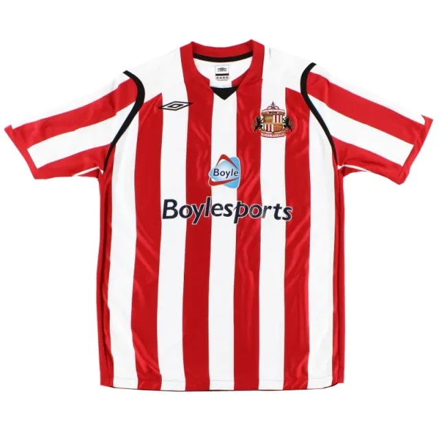 2008-09 Sunderland Umbro Home Shirt M - Sunderland / Excellent / Medium