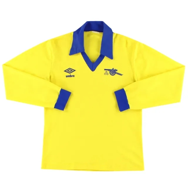 1978-81 Arsenal Umbro Away Shirt L/S Y - Arsenal / Excellent / Youth