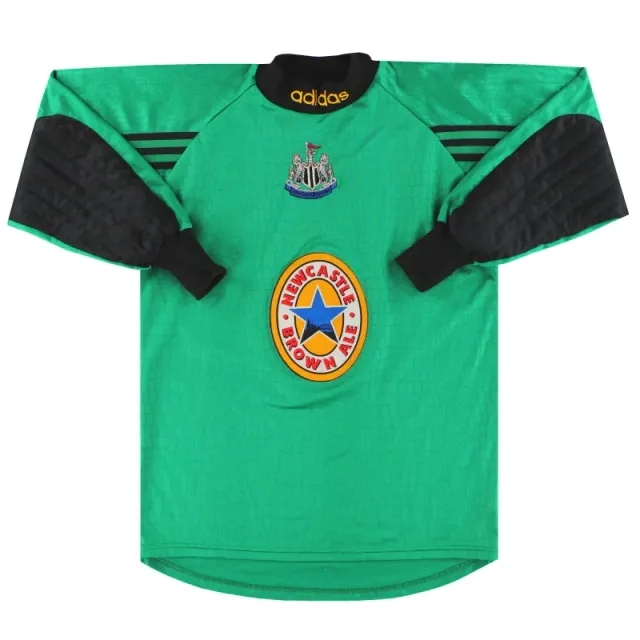 1997-98 Newcastle adidas Goalkeeper Shirt S - Newcastle United / Excellent / Small