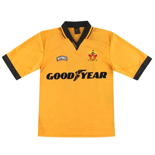 1995-96 Wolves Nutmeg Home Shirt M - Wolves / Very Good / Medium