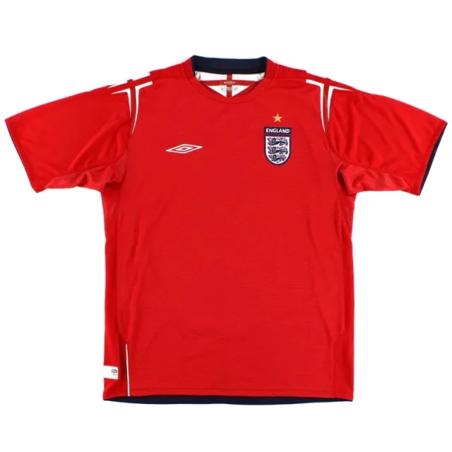 2004-06 England Umbro Away Shirt M - England / Very Good / Medium