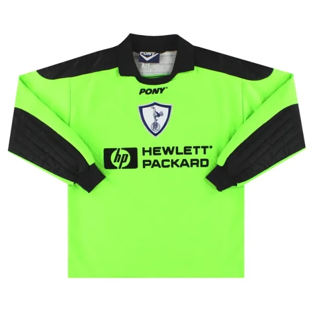 1995-96 Tottenham Pony Goalkeeper Shirt *Mint* S - Tottenham Hotspur / Mint / Small