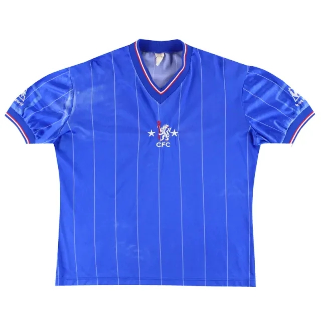 1981-83 Chelsea Le Coq Sportif Home Shirt S - Chelsea / Good / Small